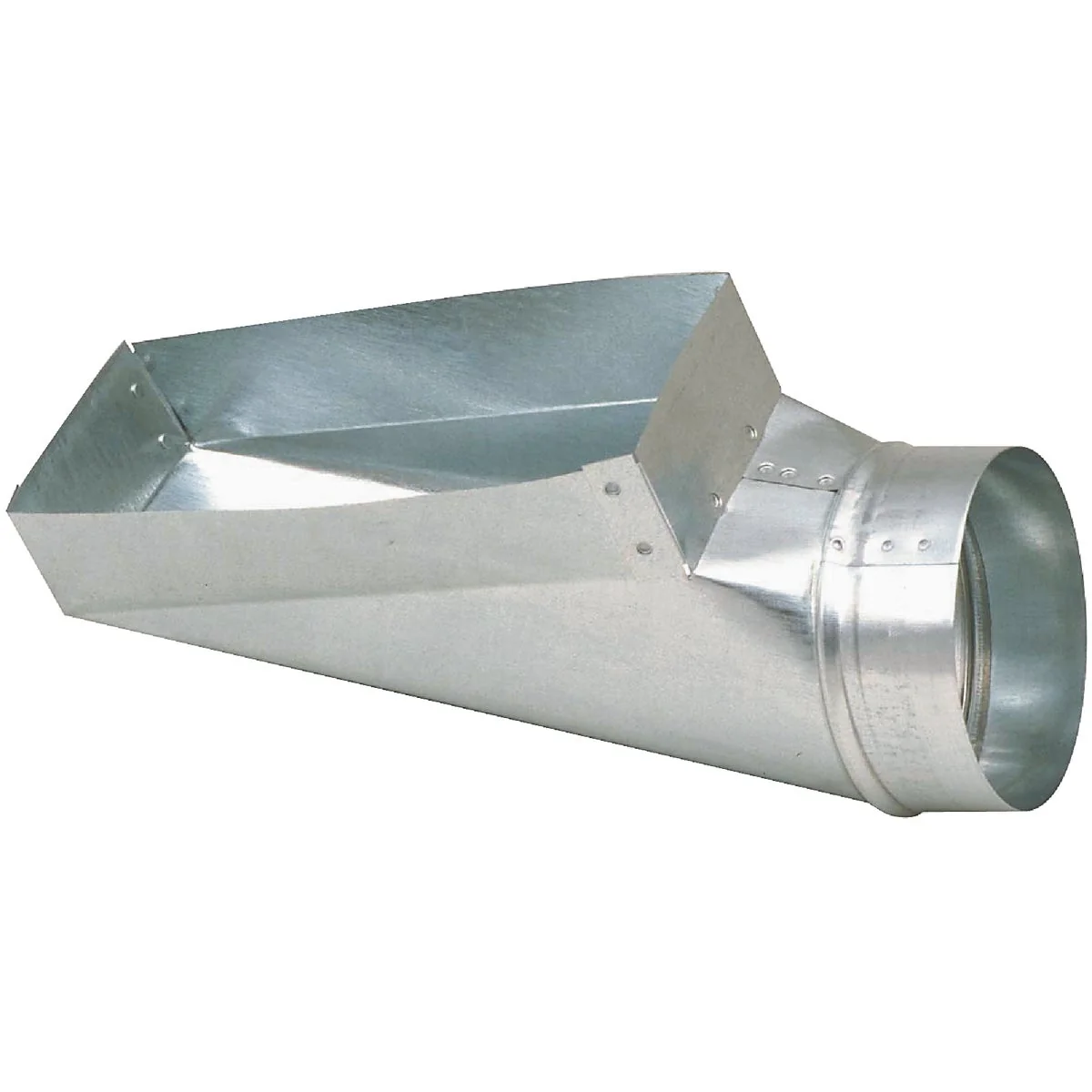 Dependable Imperial 30 Ga. 4 In. x 12 In. x 6 In. Galvanized End Boot Traditional
