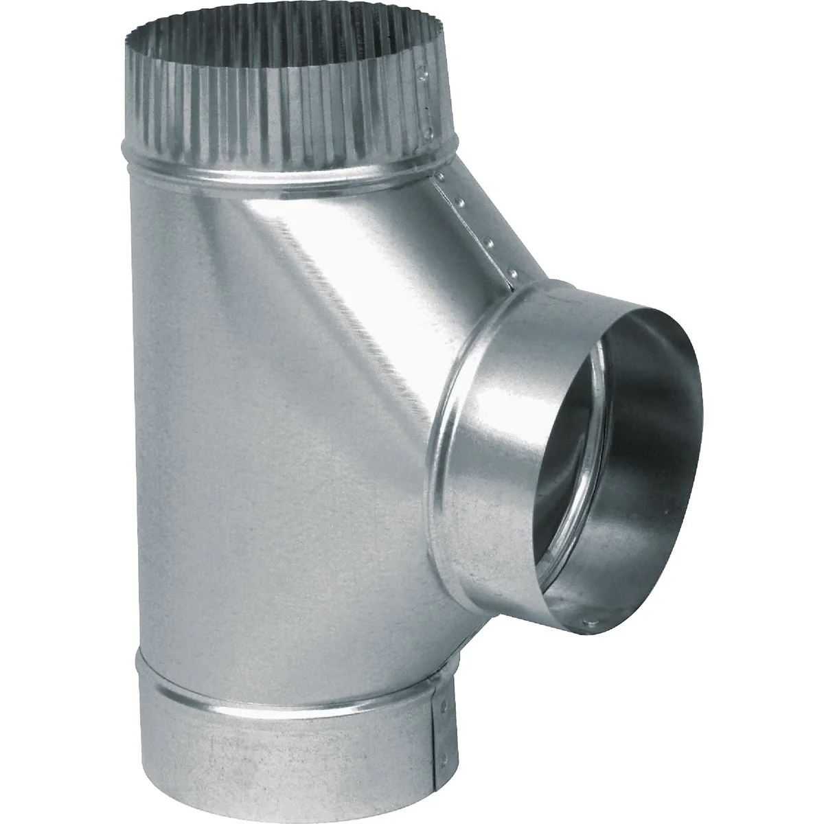 Clean Imperial 30 Ga. 6 In. Straight Galvanized Tee Fine Crafted