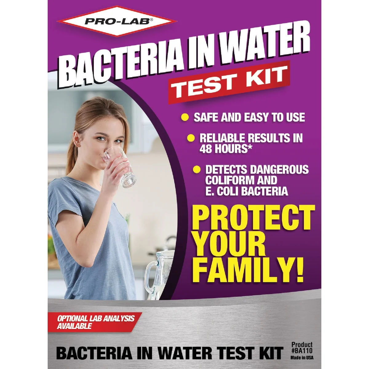 Detailed Pro Lab Water Bacteria Test Kit Durable