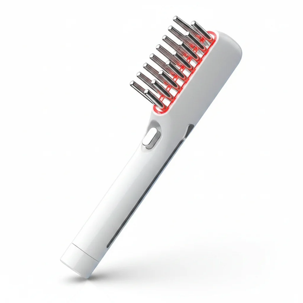 Modern Scalp Applicator Liquid Massage Comb for Hair Growth Green