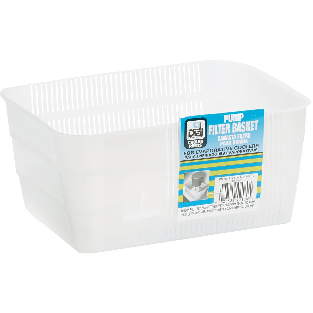 Consistent Dial Polyethylene Heavy-Duty Pump Filter Basket Prestigious