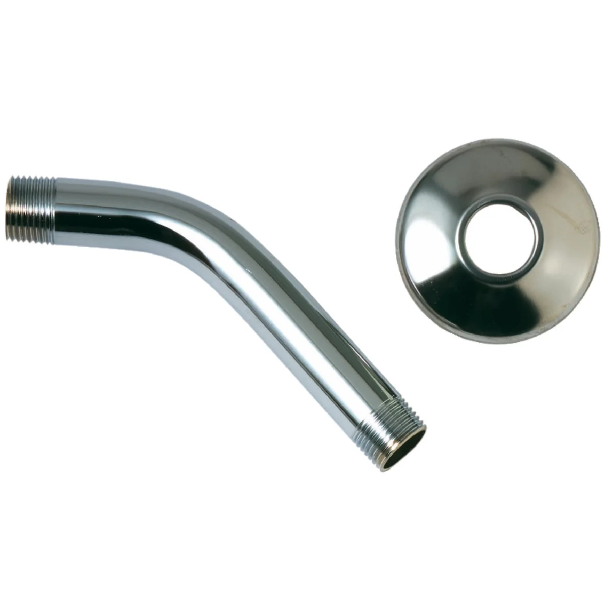 Durable Do it 6 In. Chrome Shower and Flange Exceptional