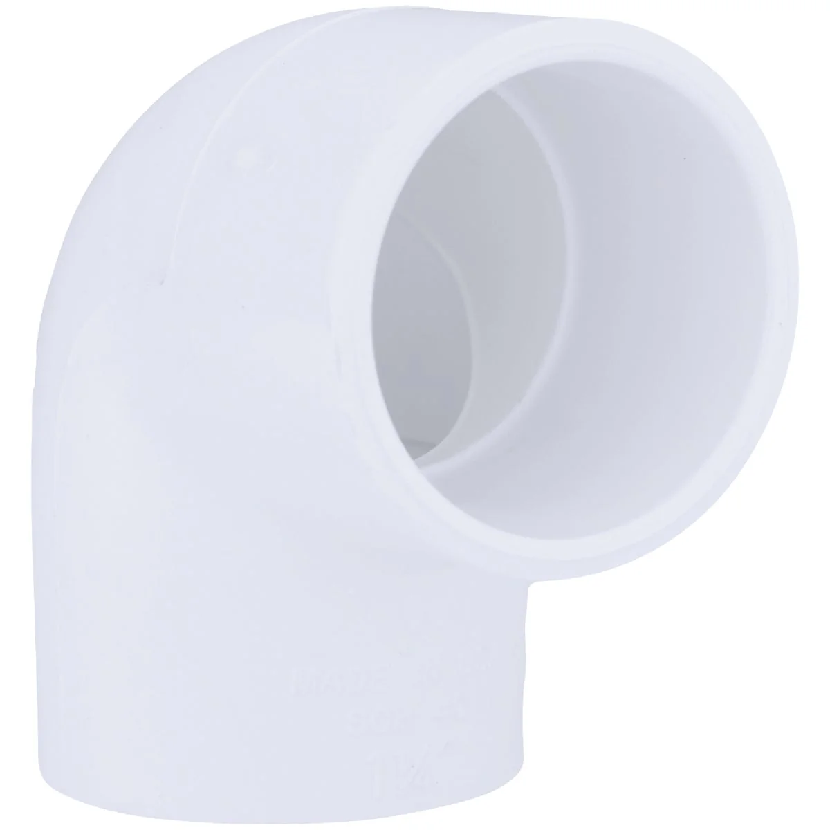 Fast Charlotte Pipe 1-1 4 In. Slip x Slip Schedule 40 90 Deg. PVC Elbow 1 4 Bend Classic