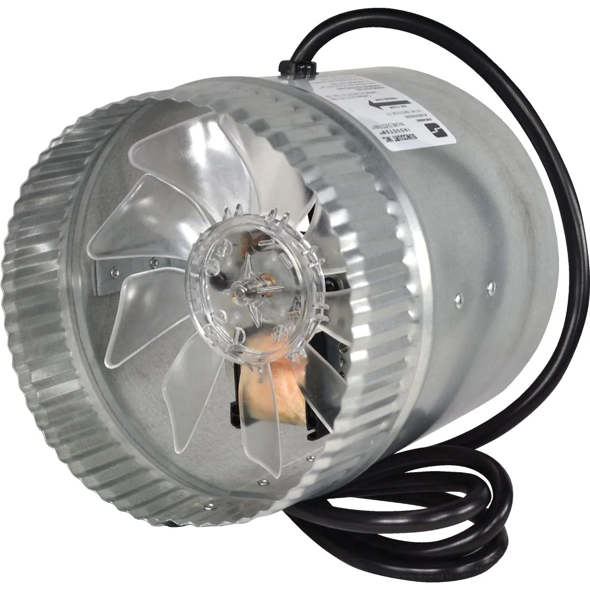 Original Suncourt 160 to 250 CFM 6 In. In-Line Duct Air Booster Fan Recyclable