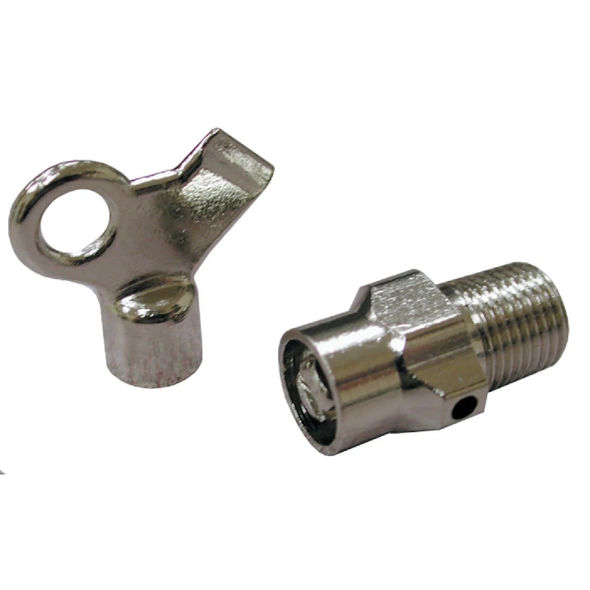 Elegant Jones Stephens 1 8 In. IPS Male Nickel-Plated Brass Hot Water Air Valve Key Long-Lasting