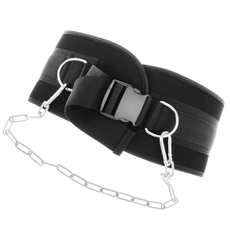 Top-Quality Mens Pull Up Belt Nylon Black Weight Bearing Lifting Belt For Barbell And Gym Training Secure