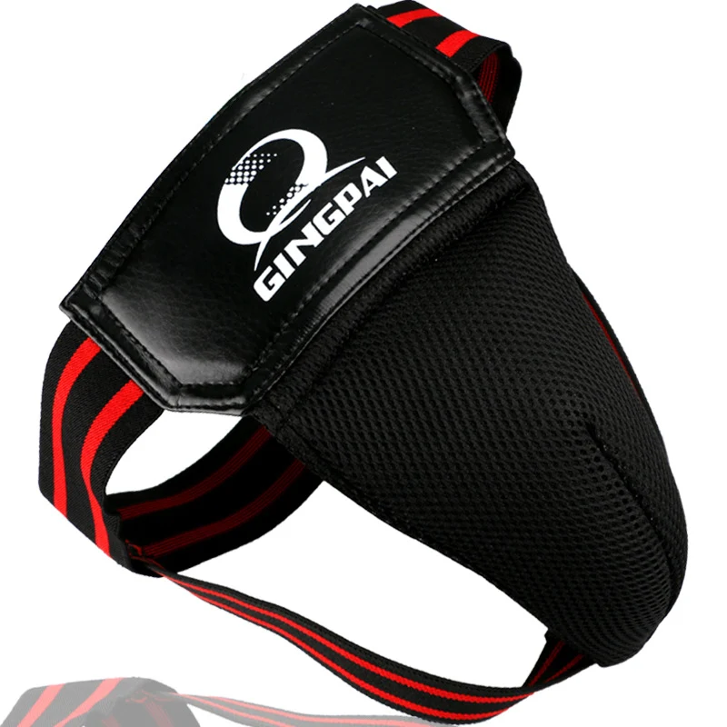 Expertly Made Fighting Boxing Training Groin Protector Set With Durable Plastic Shell And Elastic Belt Selected