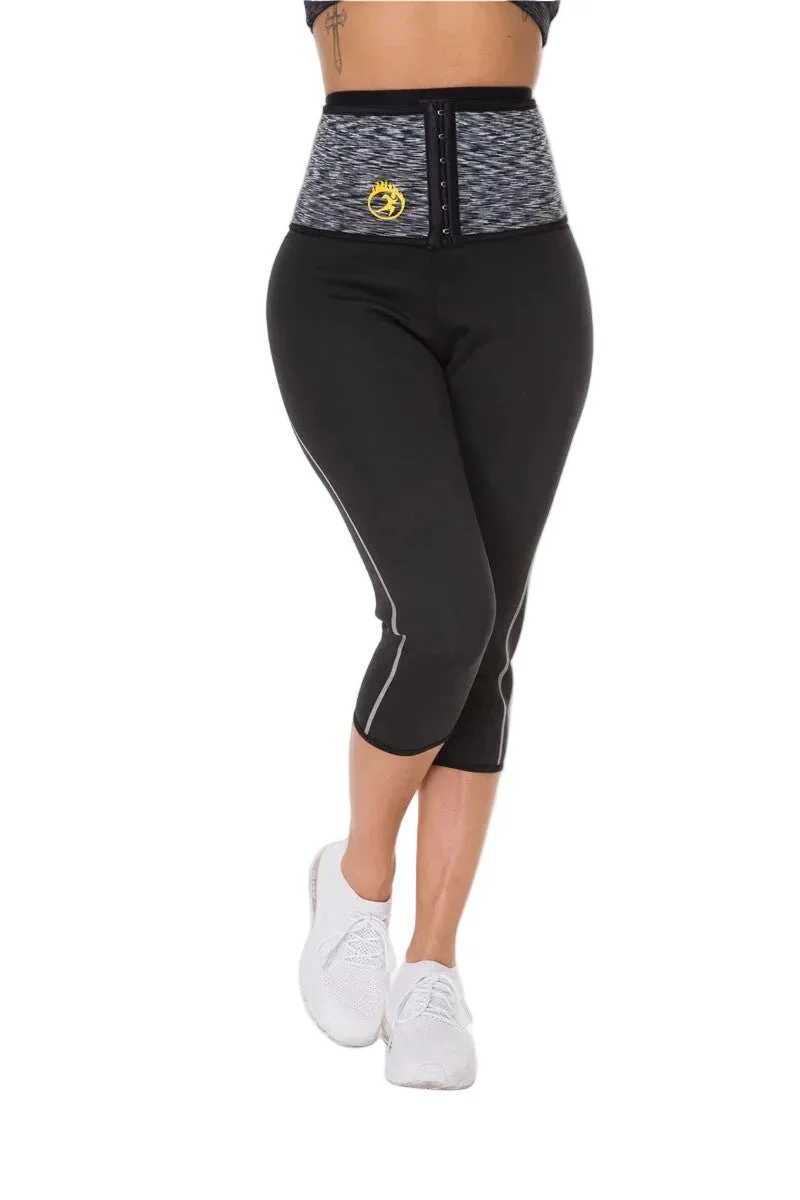 Artisan Women Compression Waist Sweatpants for Yoga and Fitness High Rise Wide Band Breathable Lycra Athletic Pants Elegant