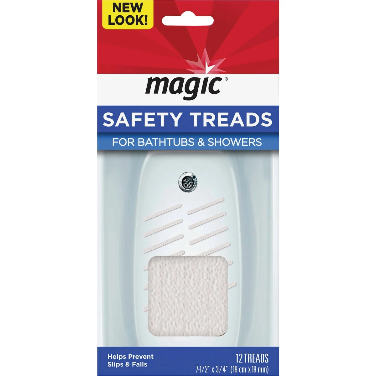 Detailed 7.5 In. X 0.75 In. Bathtub Safety Treads Smart