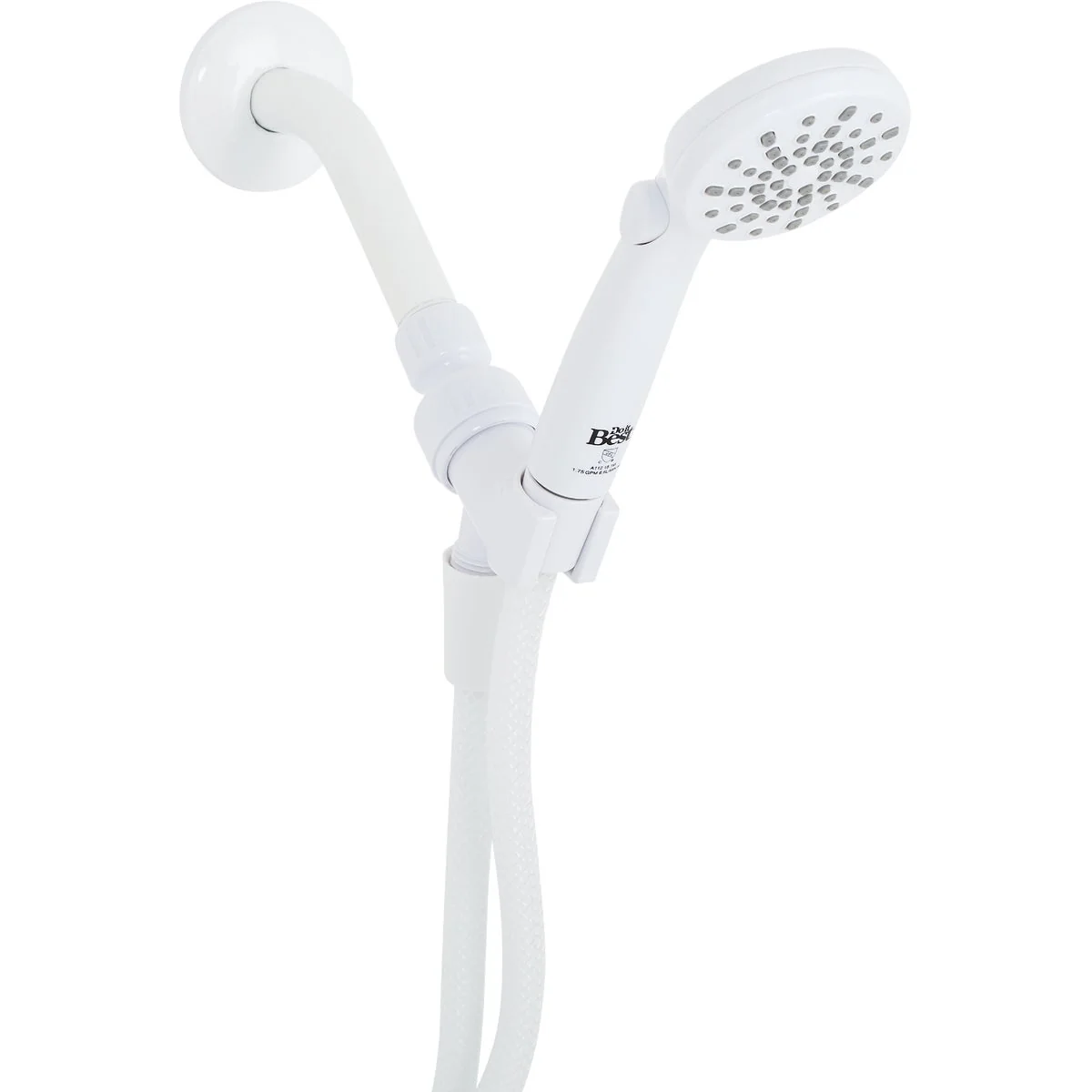 First-Class Home Impressions 2-Spray 1.8 GPM Handheld Shower White Innovative