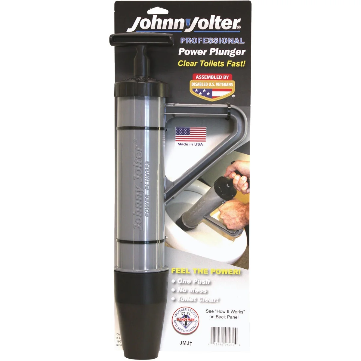 Exceptional Johnny Jolter Pro Power 3 In. Dia. Toilet Plunger Detailed