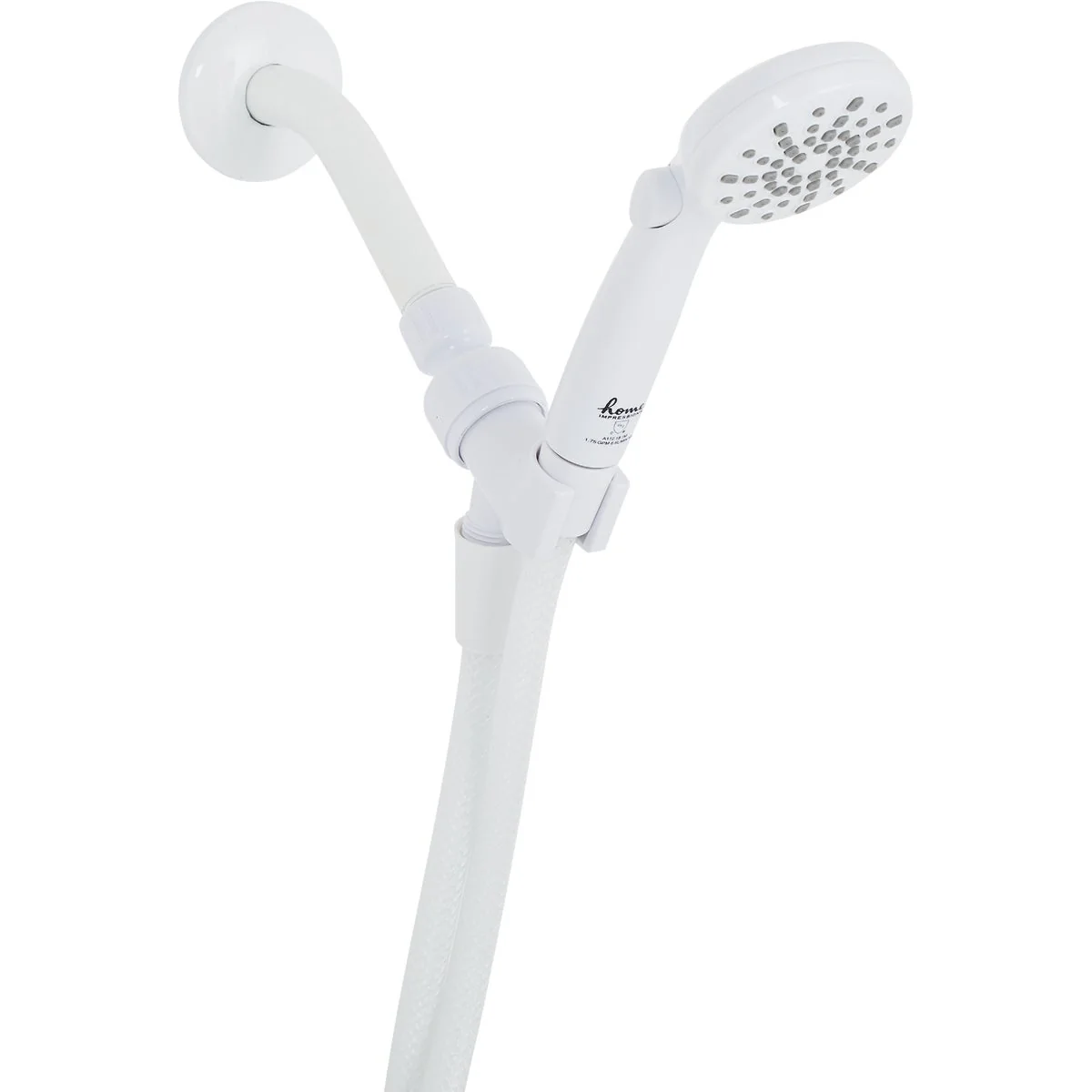 Healthy Do it 2-Spray 1.8 GPM Handheld Shower White Fine