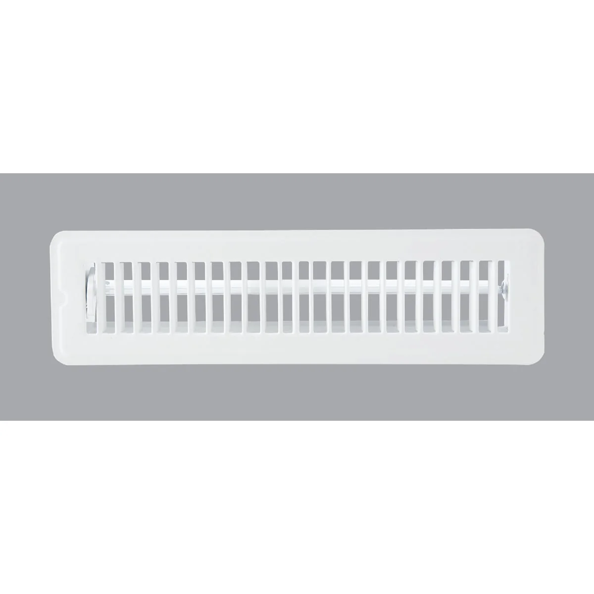 Durable Home Impressions 2-1 4 In. x 12 In. White Steel Floor Register Exceptional