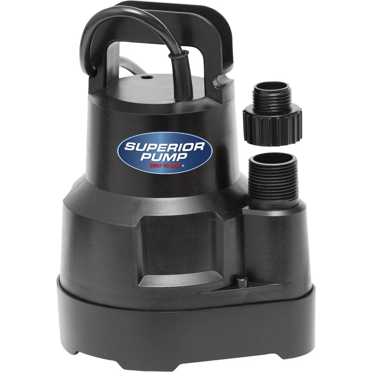 Trusted Superior Pump 1 6 HP 1920 GPH Oil- Submersible Utility Pump Organic