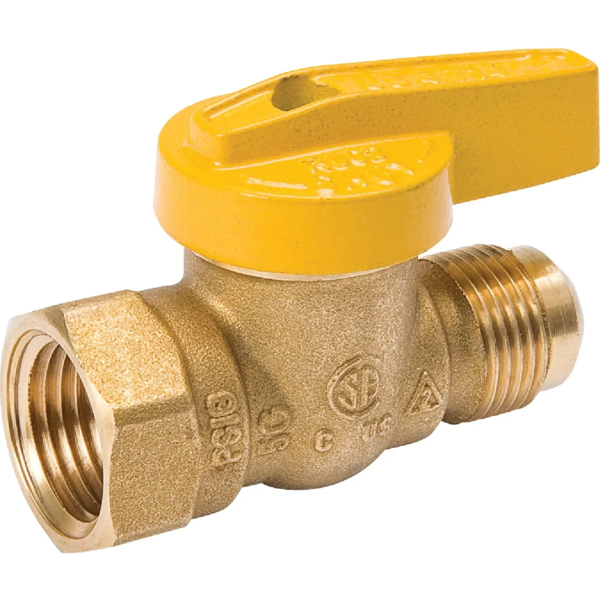 High-Quality ProLine 1 2 In. Flare x 1 2 In. FIP Forged Brass Gas Ball Valve Specialty