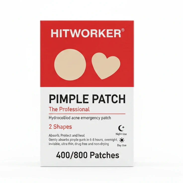 Dependable 400-800PCS Hydrocolloid Acne Blackhead Patches – Ultra-Thin Invisible Blemish Cover Stickers Advanced