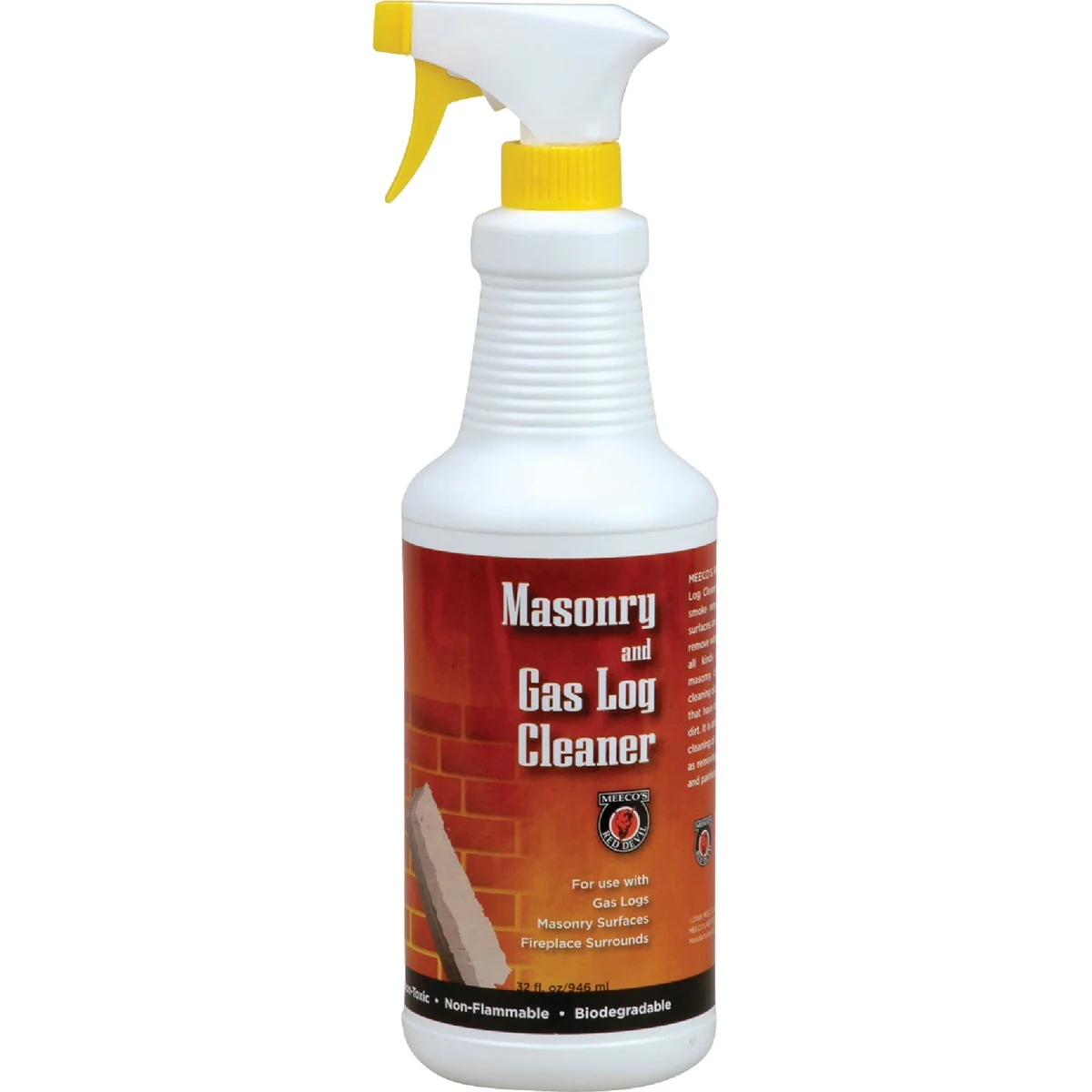Trendy Meeco's Red Devil 32 Oz. Trigger Spray Gas Log Masonry Cleaner High-End