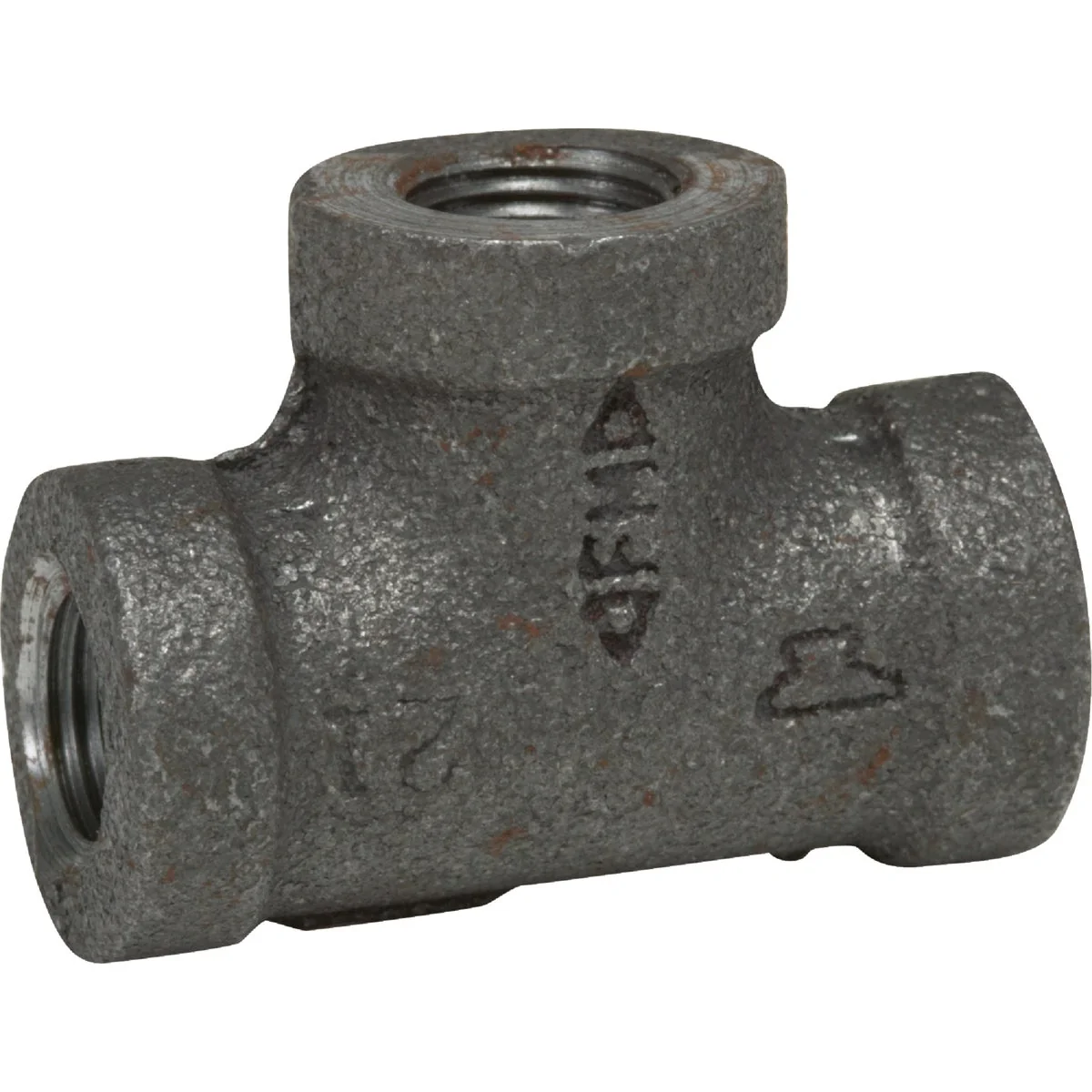 Recyclable Anvil 3 8 In. Malleable Black Iron Tee High-End