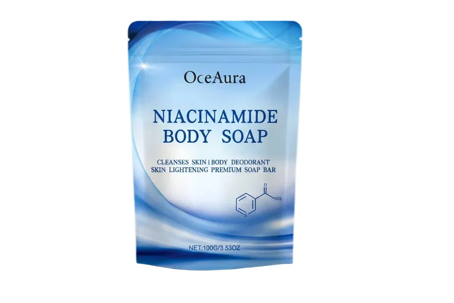 Official Niacinamide Brightening Beauty Soap Bar for Face Body Gentle Daily CleansingNiacinamide Brightening Beauty Soap Bar for Face Body Powerful