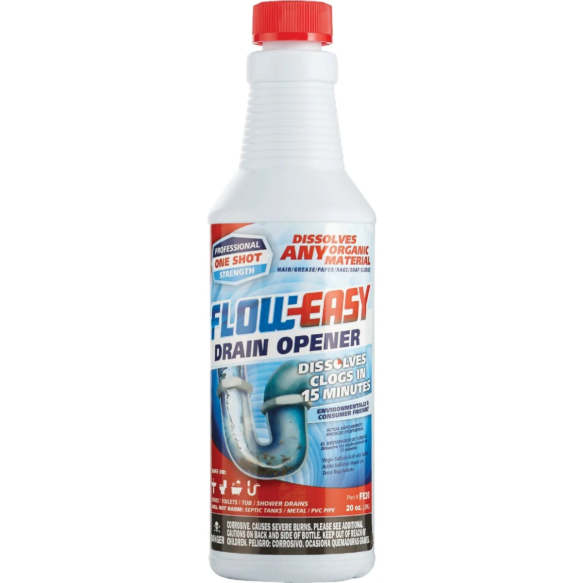 Comfortable Flow-Easy 20 Oz. Liquid Drain Opener Superior