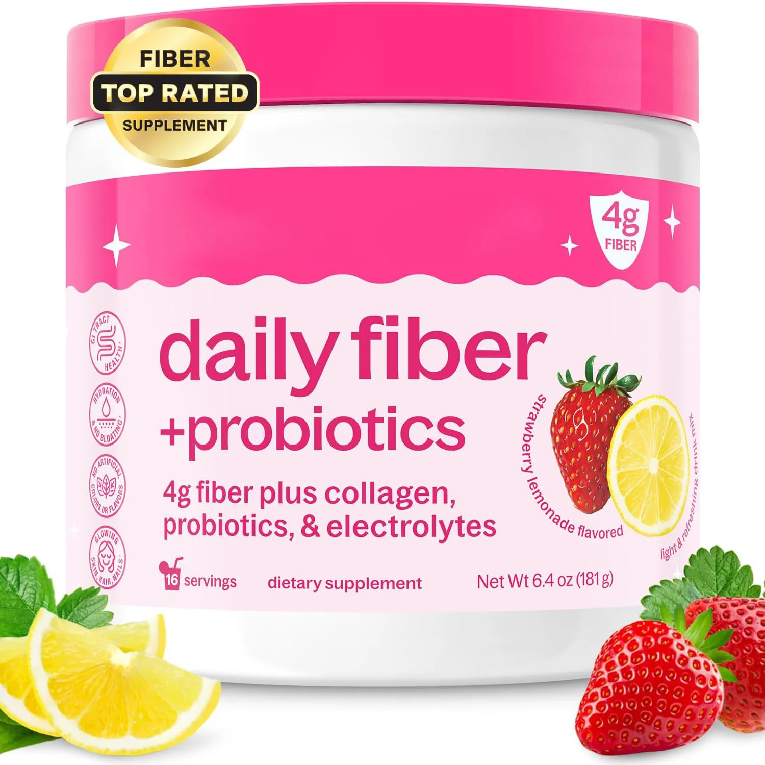 Contemporary Cellulose Prebiotic Powder Advanced Daily Fiber Gut Microbiome Support Refined
