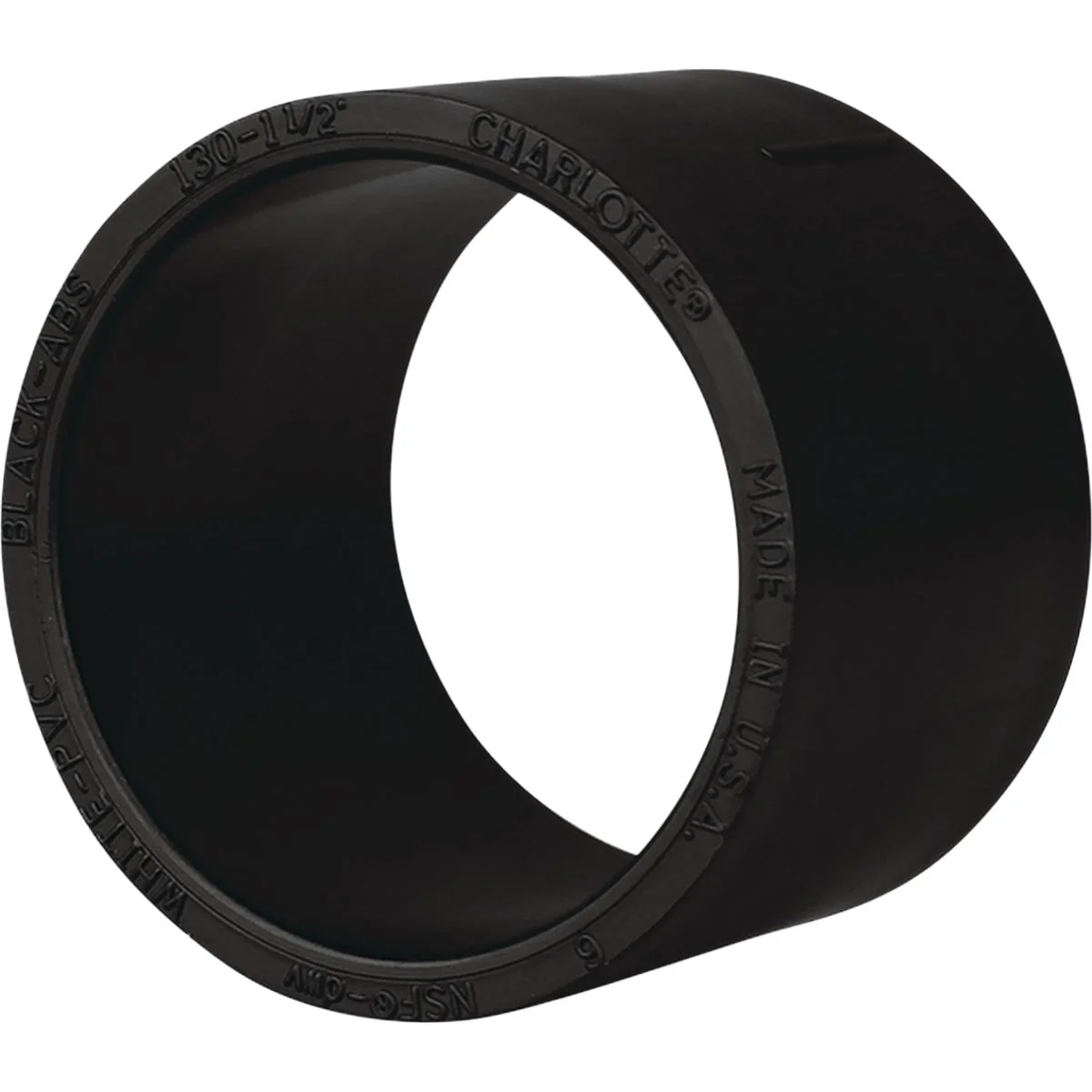 Consistent Charlotte Pipe 4 No Stop Hub x Hub Repair ABS Coupling Superior