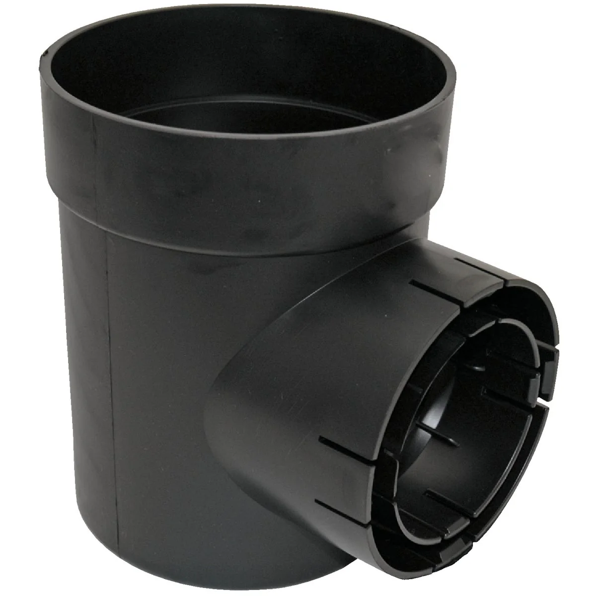 Powerful NDS 6 In. Black Spee-D Single Catch Basin Outlet Smart