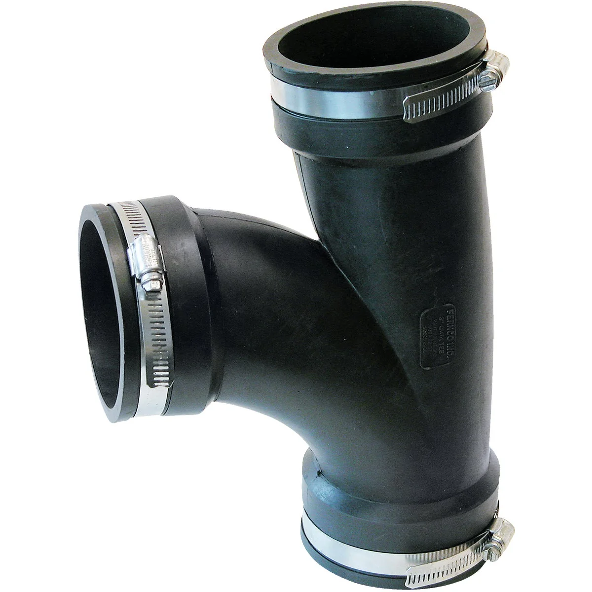 Versatile Fernco 4 In. Flexible Repair PVC Tee Expertly Made