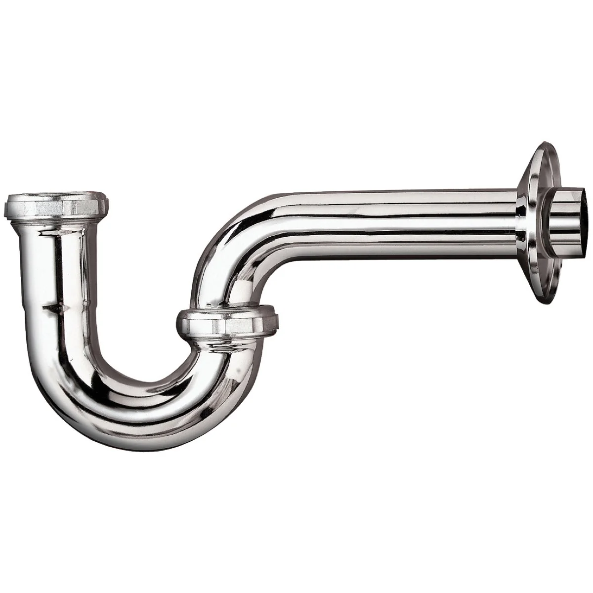 Environmentally Friendly Do it 1-1 2 In. x 1-1 2 In. Chrome-Plated 17 Gauge Brass P-Trap Convenient