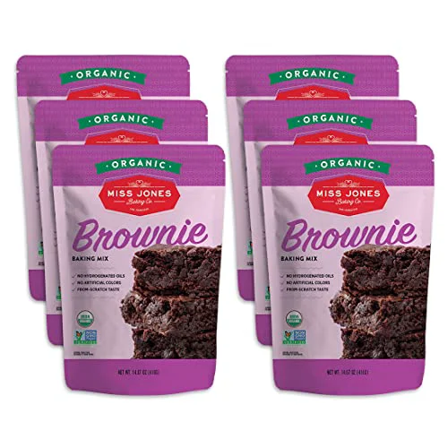 Recyclable Organic Fudge Brownie Mix 6 Count