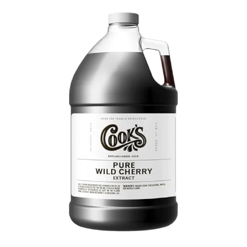 Convenient Wild Cherry Extract for Baking 128 Fl Oz Secure