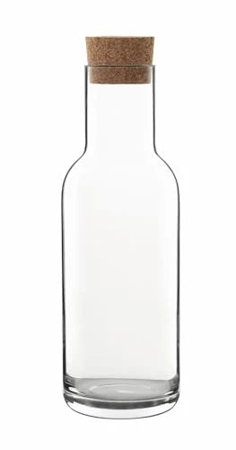 Green Sublime Carafe with Cork Stopper Fine Crafted