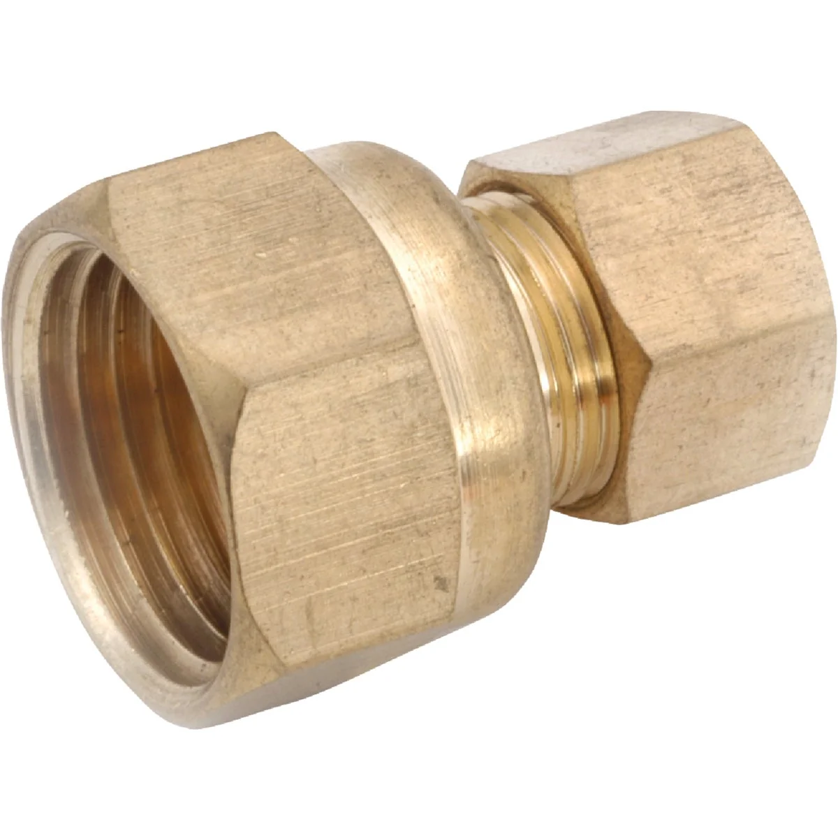 Versatile Anderson Metals 1 2 In. x 1 2 In. Brass Union Compression Adapter Contemporary