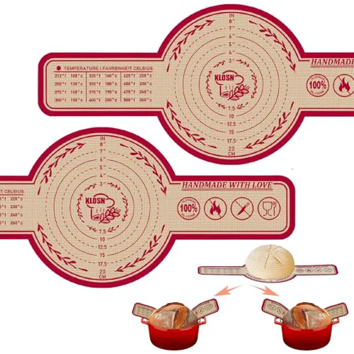 Excellent Large Silicone Bread Sling for Dutch Oven 2 Count Selected