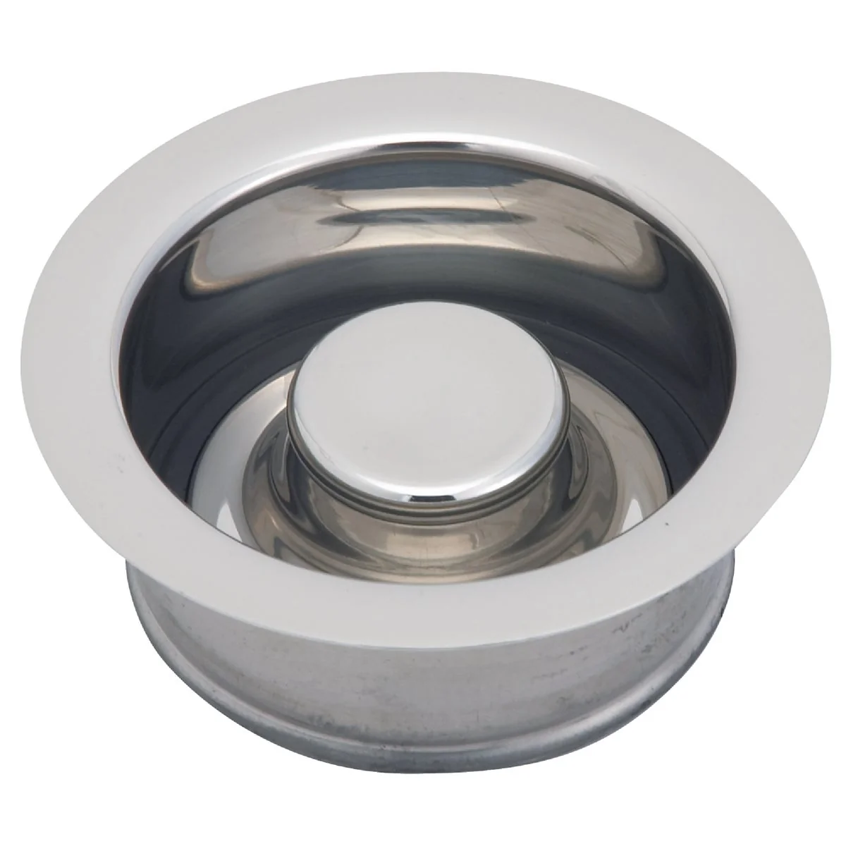 Versatile Do it Polished Chrome Brass Disposer Flange and Stopper Genuine
