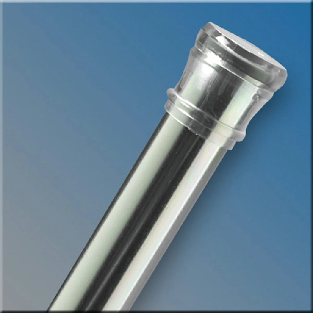 Exclusive Zenith Zenna Home Straight 34-1 2 In. To 60 In. Adjustable Tension Shower Rod in Chrome Crafted