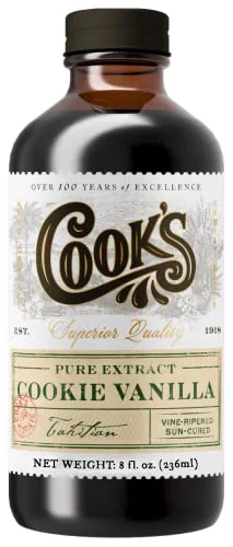 Powerful Choice Pure Cookie Vanilla Extract for Baking 8 Fl Oz Relaxed
