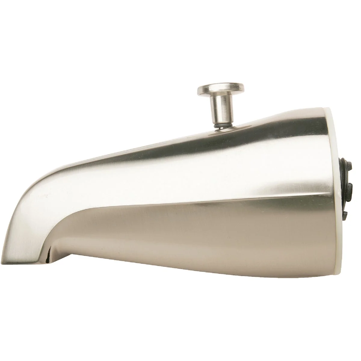 Fast Do it Brushed Nickel Bathtub Spout with Diverter Innovative