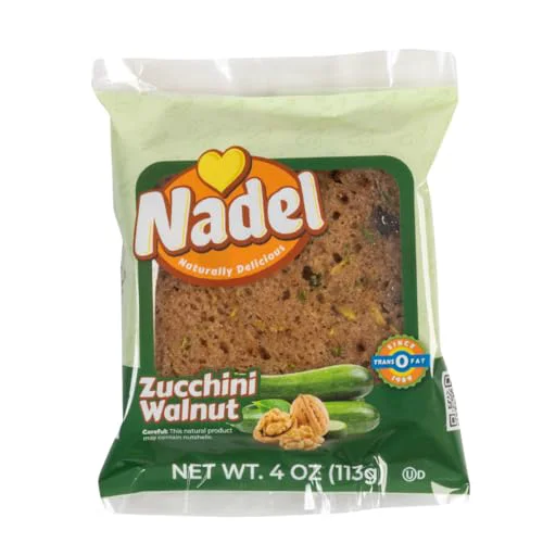 Enhanced Nadel NATURALLY DELICIOUS ZUCCHINI CAKE Slices 32 Ounce Original