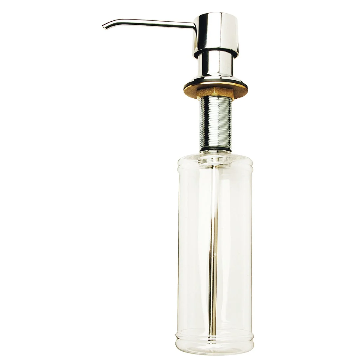 Unique Do it Polished Chrome Clear Body Soap Dispenser Exceptional