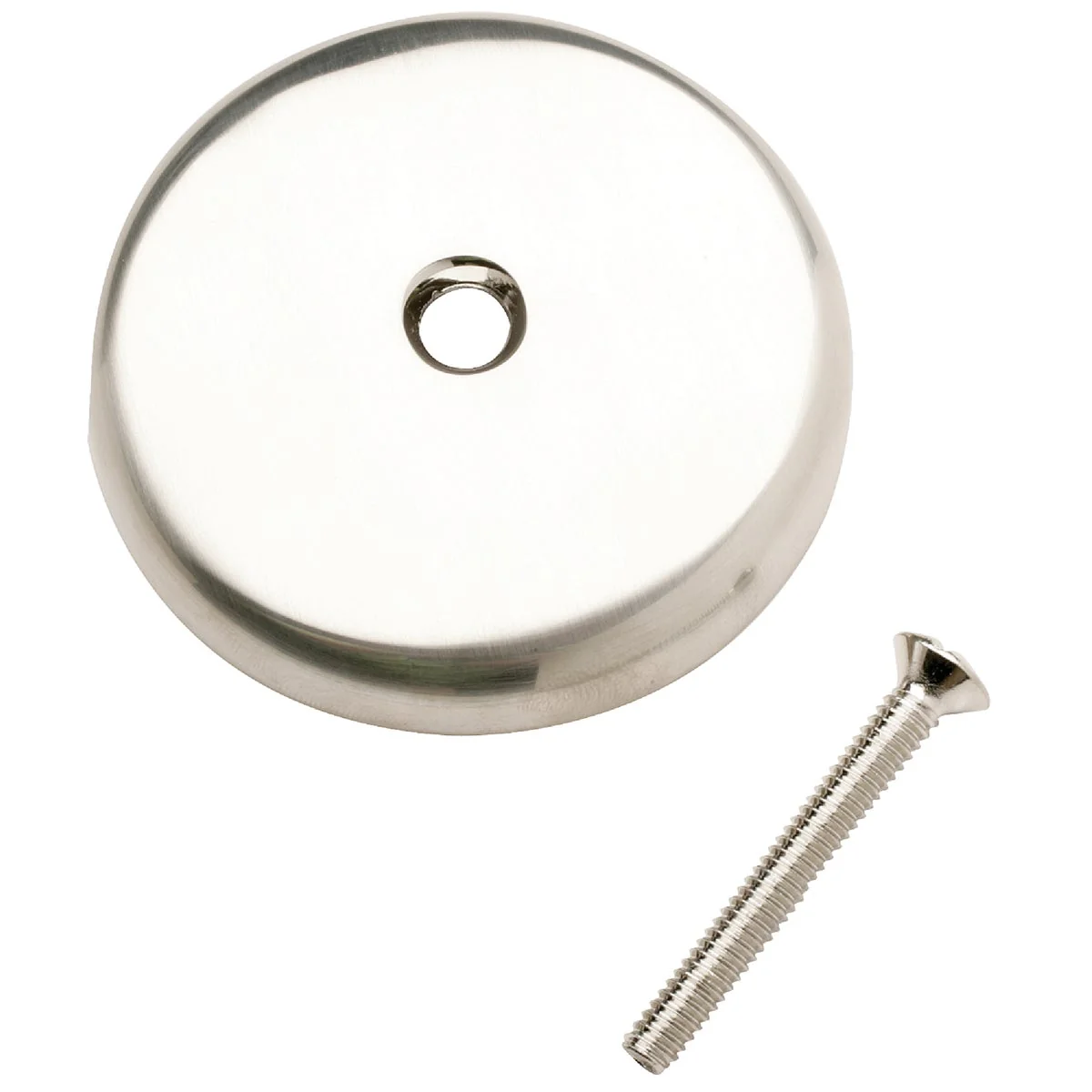 Crafted Do it One-Hole Brushed Nickel Bath Drain Face Plate Reliable