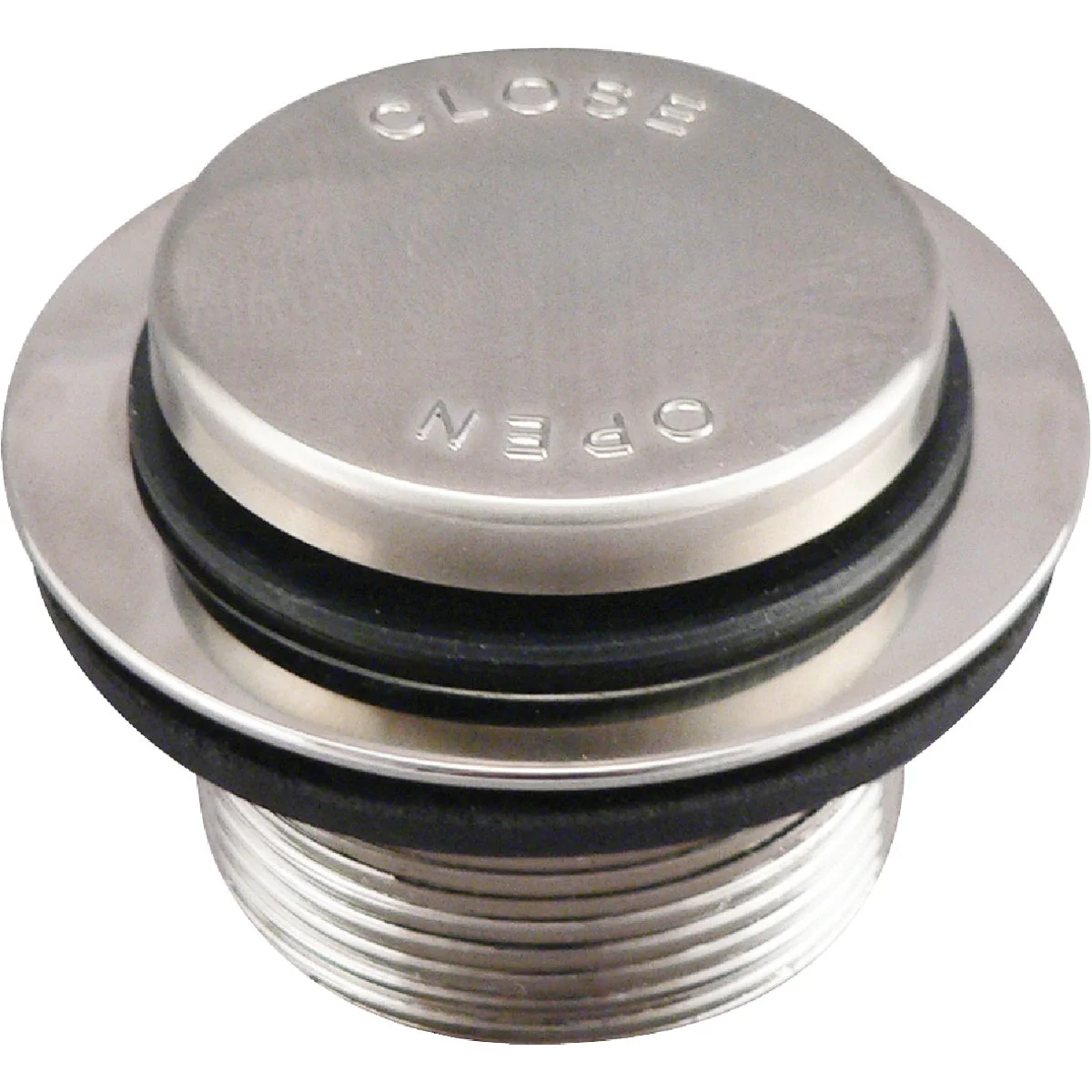 First-Class Do it Foot Lok Stop Bathtub Drain Stopper with Brushed Nickel Finish Fashionable