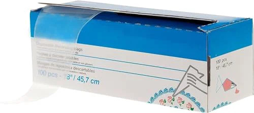 Outstanding 18 Disposable Pastry Bag Pack of 100 Reusable