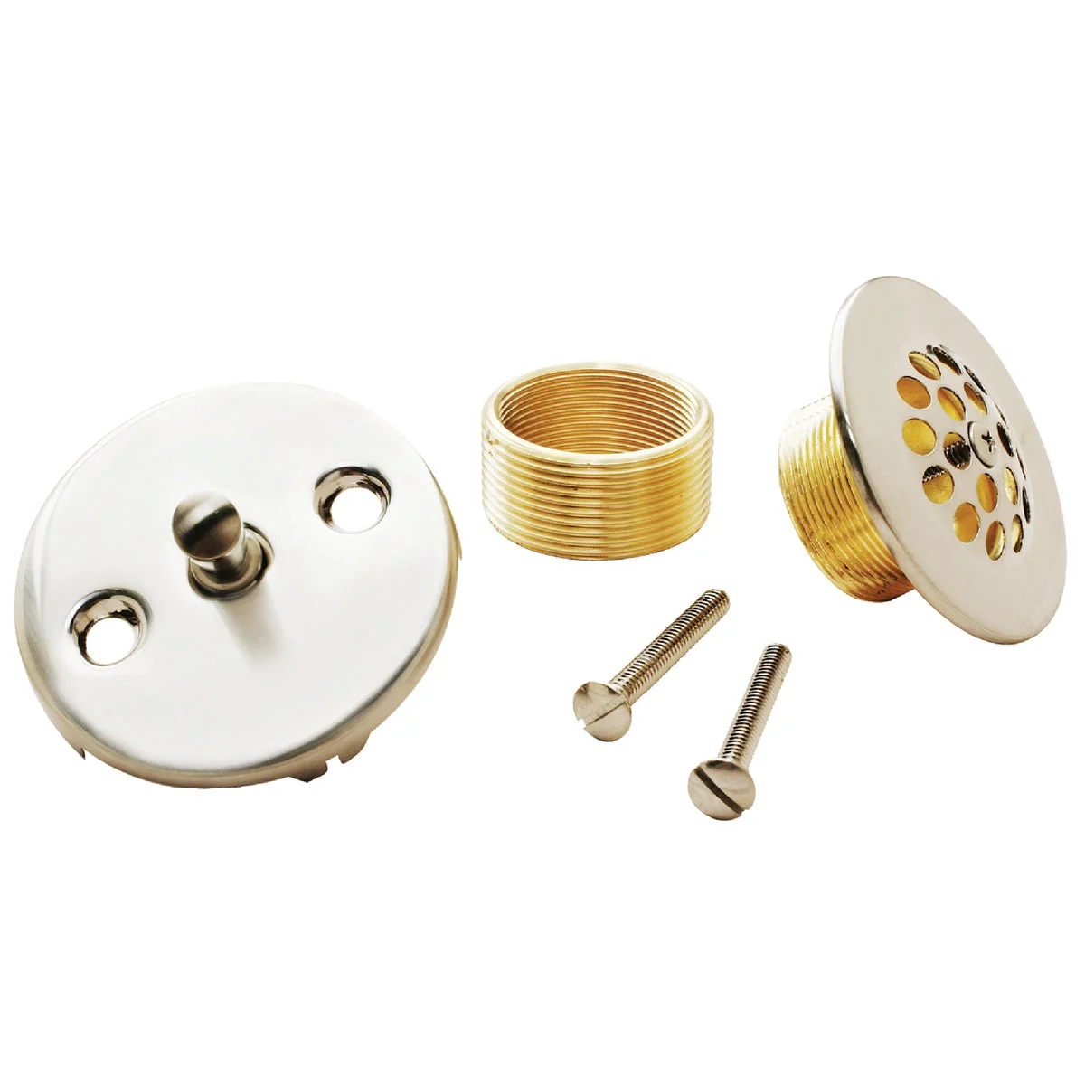 Prestigious Do it Brushed Nickel Trip Lever Bath Drain Trim Kit Professional