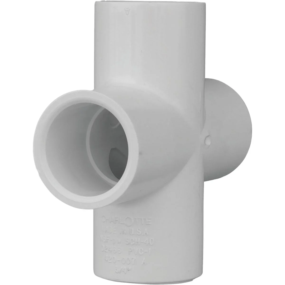 Pure Charlotte Pipe Schedule 40 3 4 in. PVC Pipe Cross Responsible