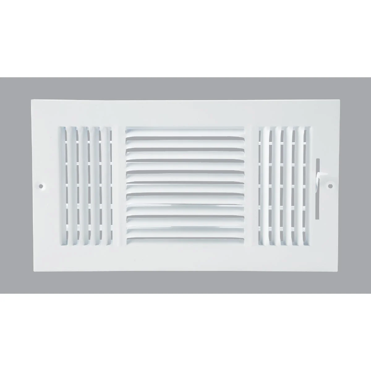 Solid Home Impressions White Steel 7.76 In. Wall Register Advanced