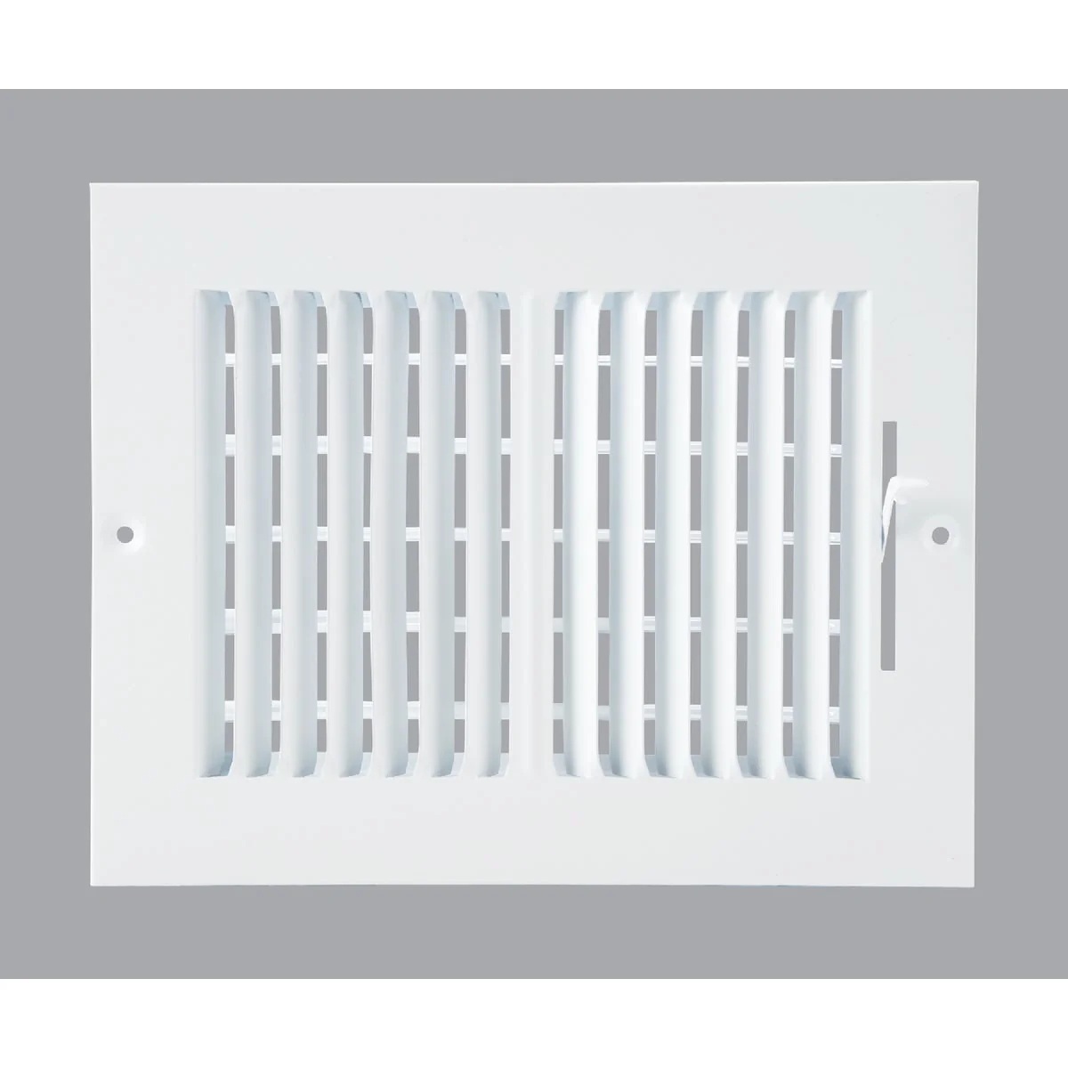 Expertly Made Home Impressions White Steel 7.76 In. Wall Register Powerful
