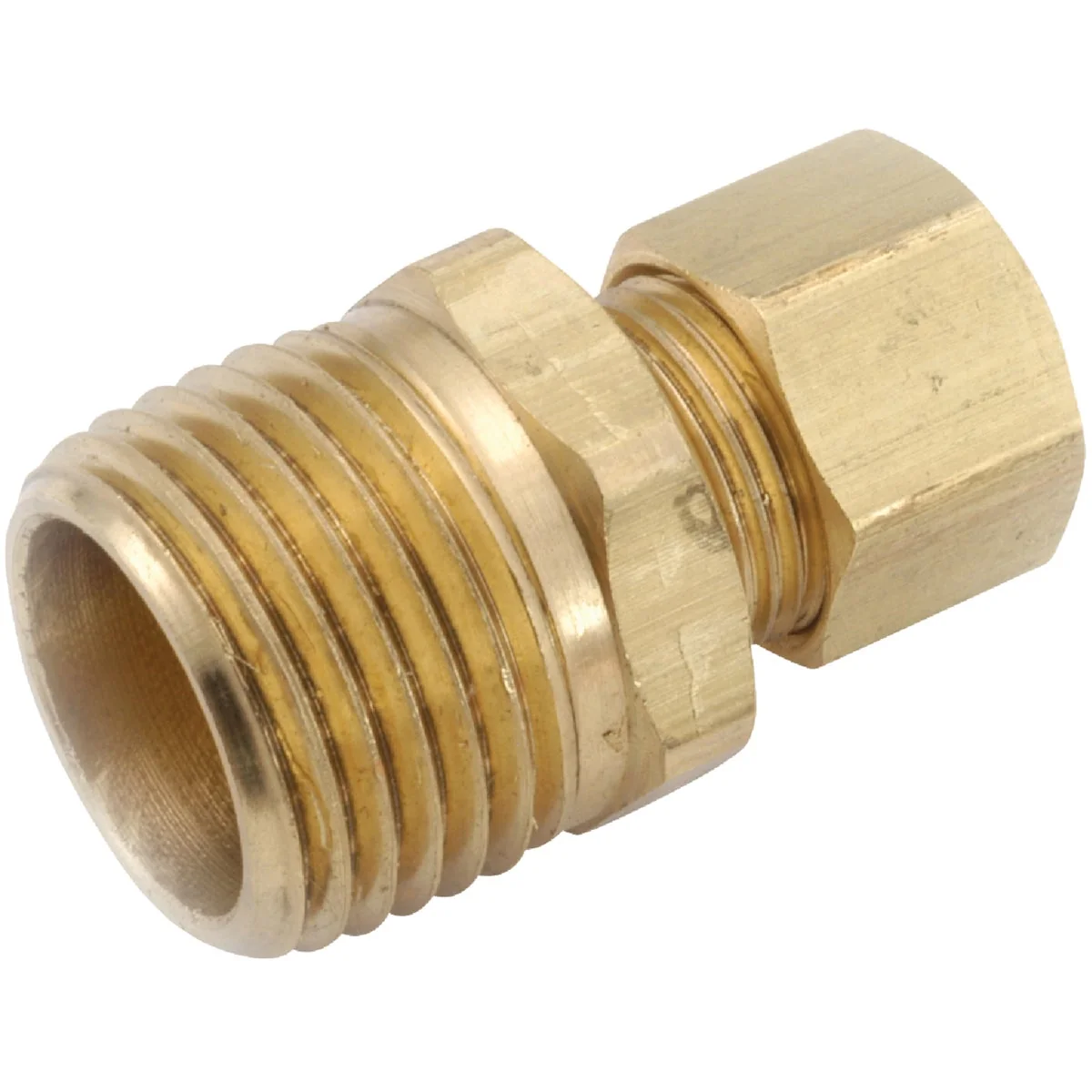 User-Friendly Anderson Metals 3 8 In. x 3 8 In. Brass Male Union Compression Adapter Secure