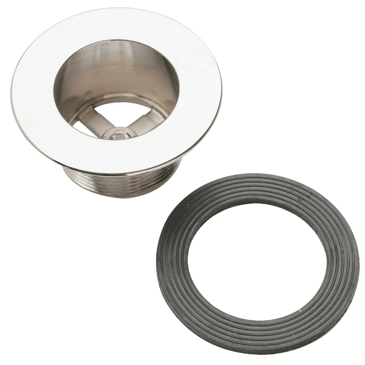 Smart Do it 1-1 2 In. Coarse Waste Shoe Tub Drain Strainer with Chrome Finish High-End