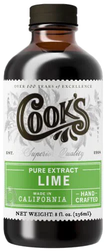 Smart Pure Lime Extract for Baking Cooking 8 Fl Oz Crafted